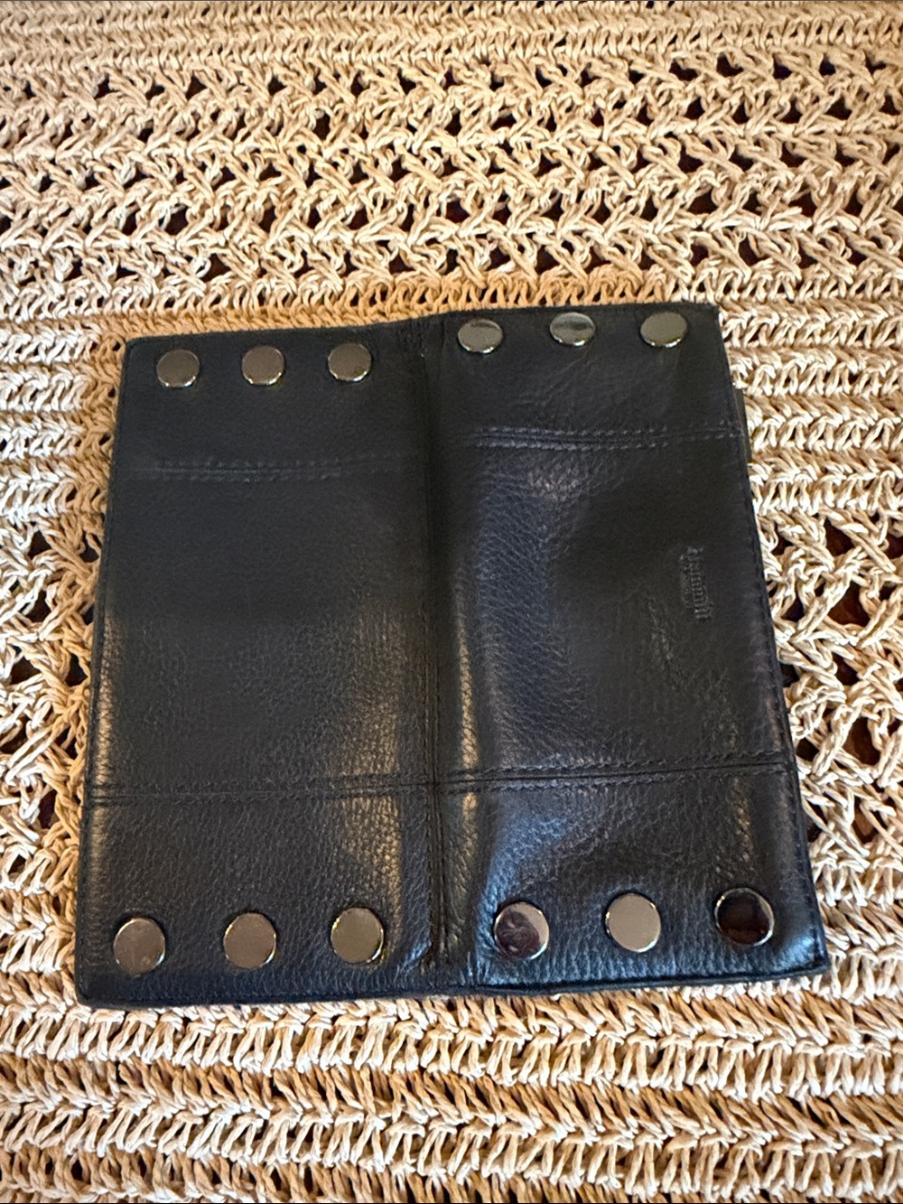 Hammitt Black Leather Snap-Stud Long Wallet - Picture 6 of 6